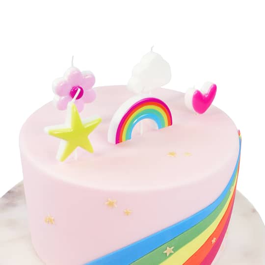 PME Party® Rainbow Birthday Candle Set